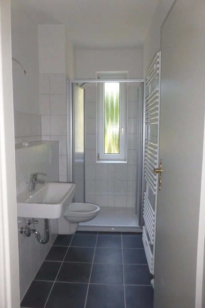 Badezimmer nach der Sanierung