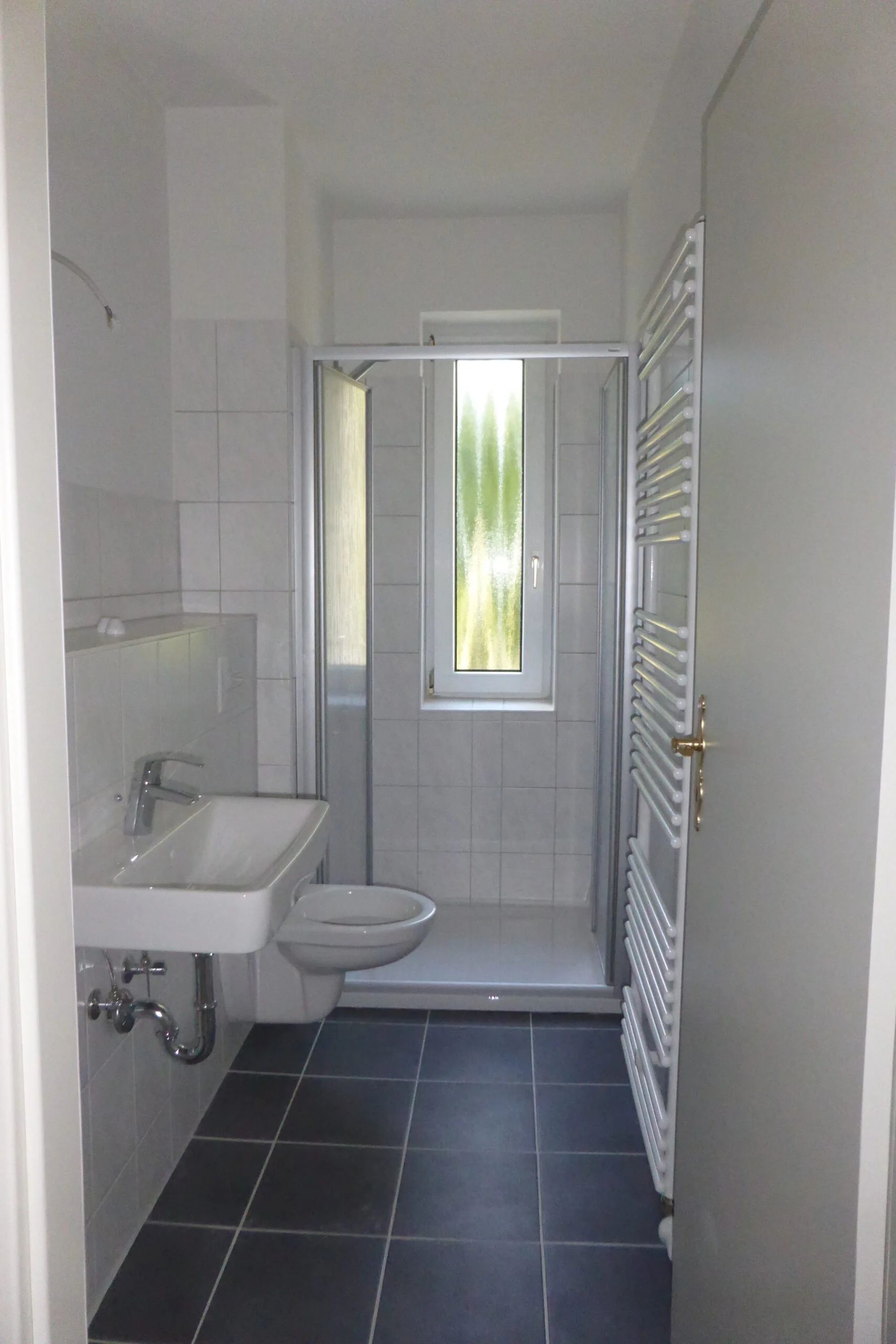 Badezimmer nach der Sanierung