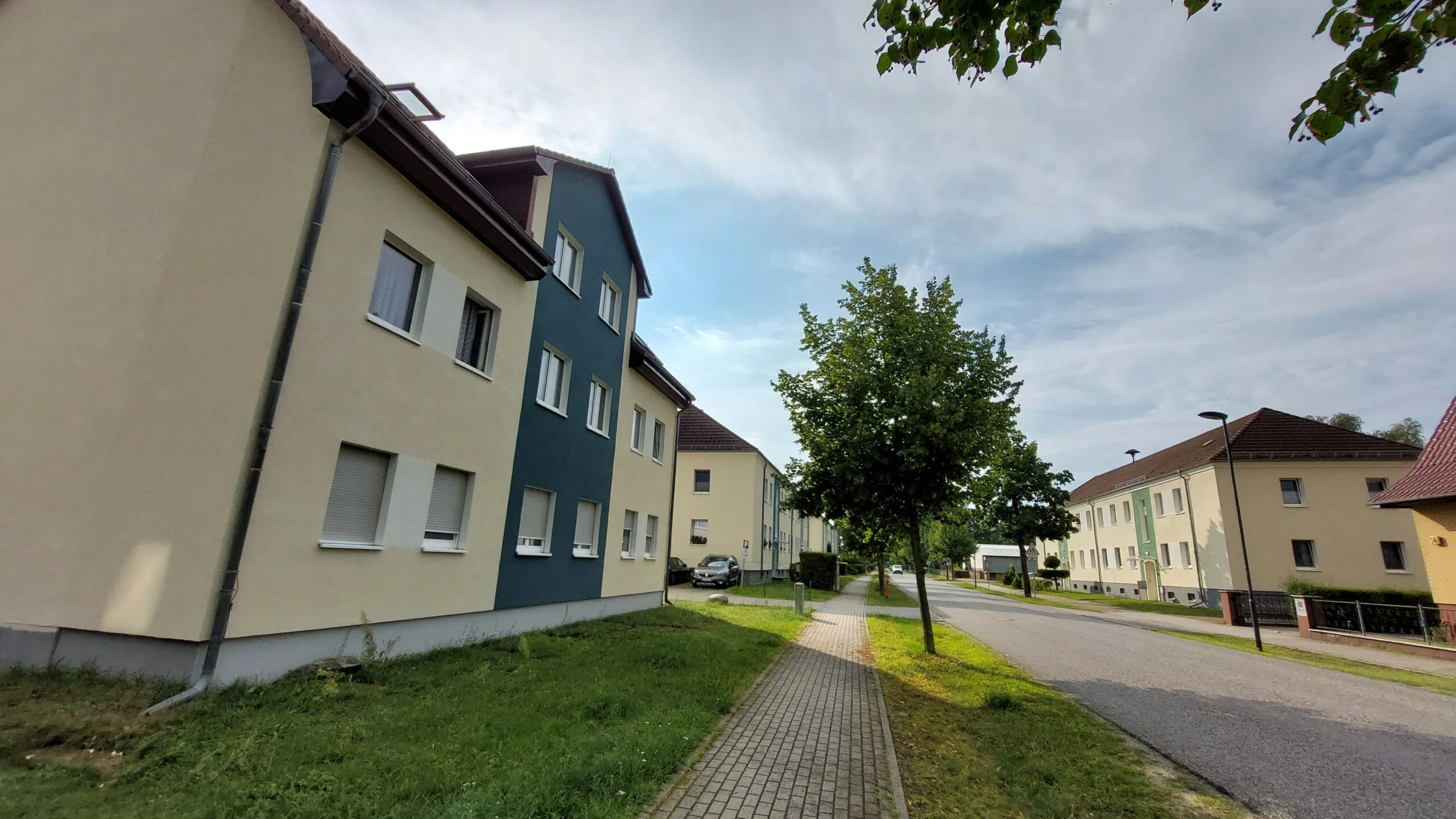Blick in die Karl-Marx-Straße